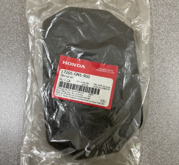 Lọc khí lọc gió xe wave nhỏ zx 100 future 1 hàng chính hãng 17205gn5900