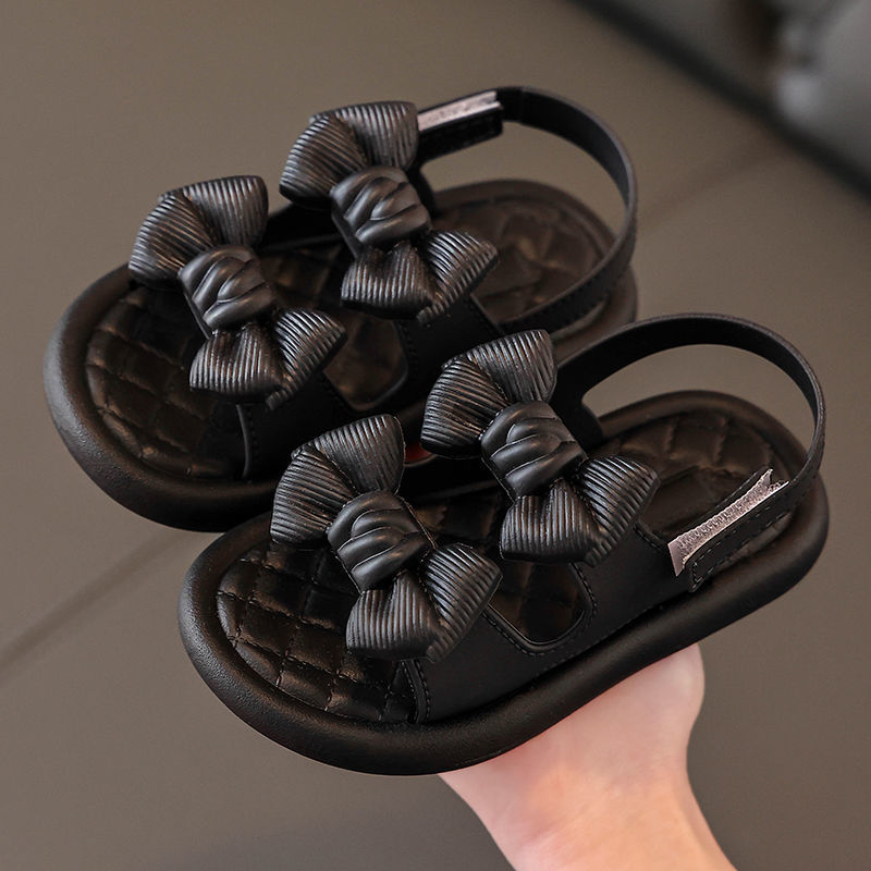 Giày sandal 2 nơ mềm cực xinh cho bé size 24 đến 35