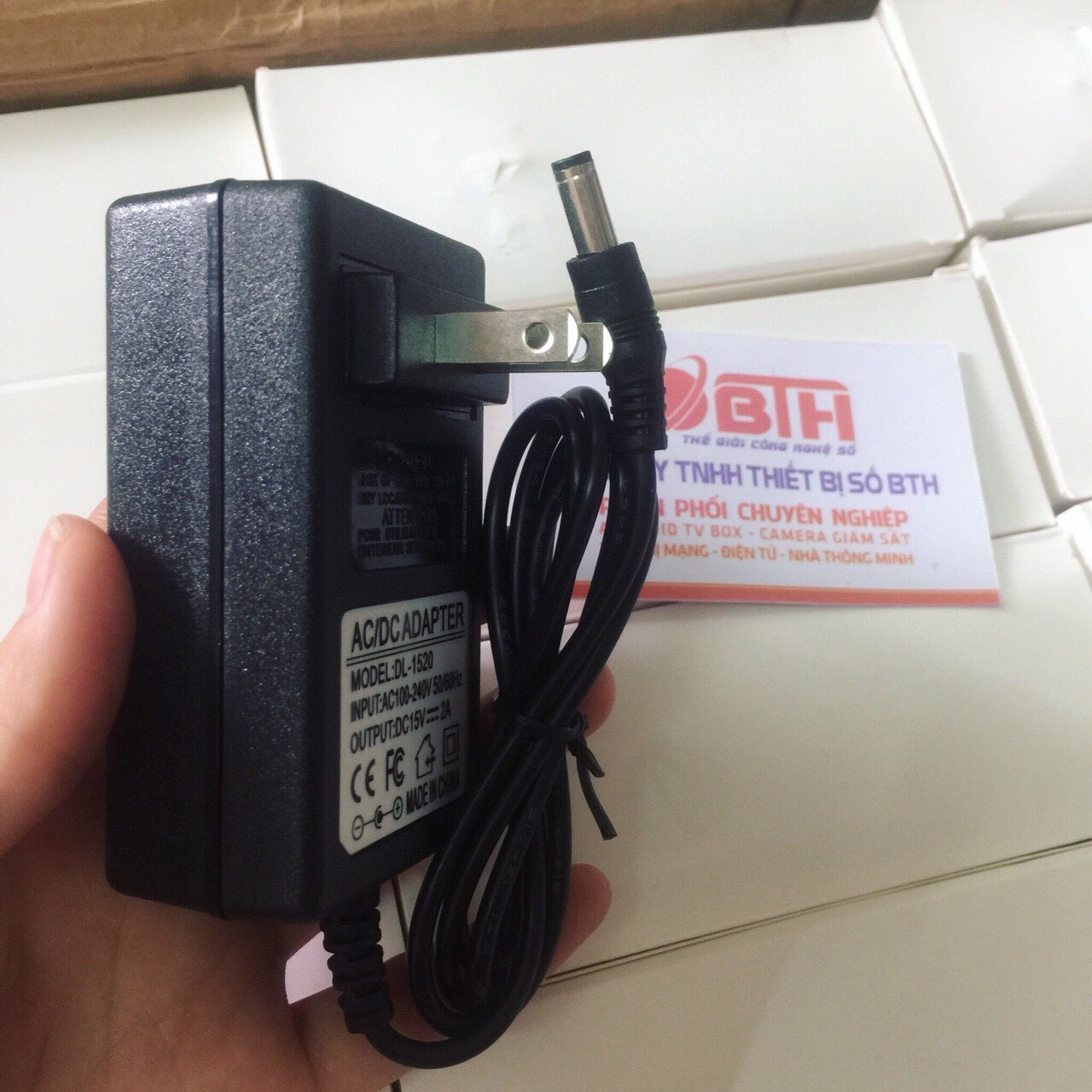 Nguồn adapter 15V-2A cho loa kéo, bộ micro không dây, vang số