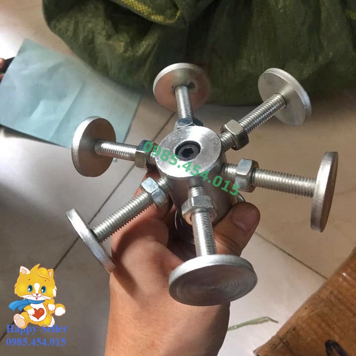 Cữ xoay căn thanh nhôm cho máy phay đố mới