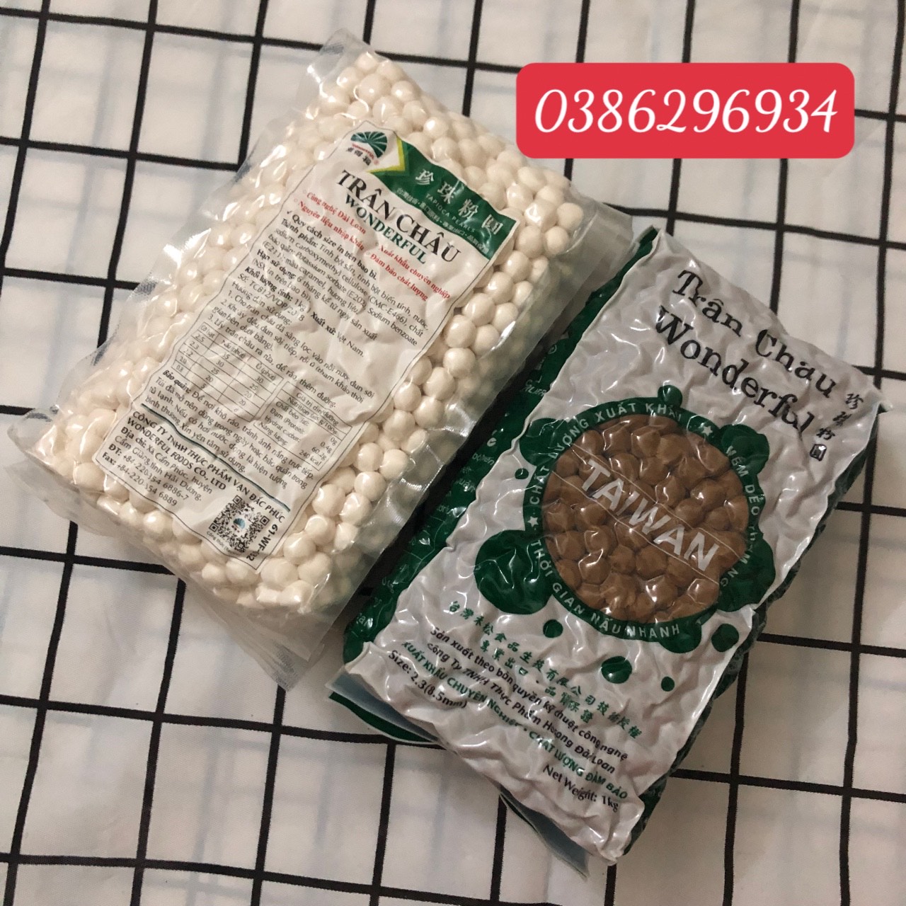 Trân Châu Đen Trắng Wonderful 1Kg