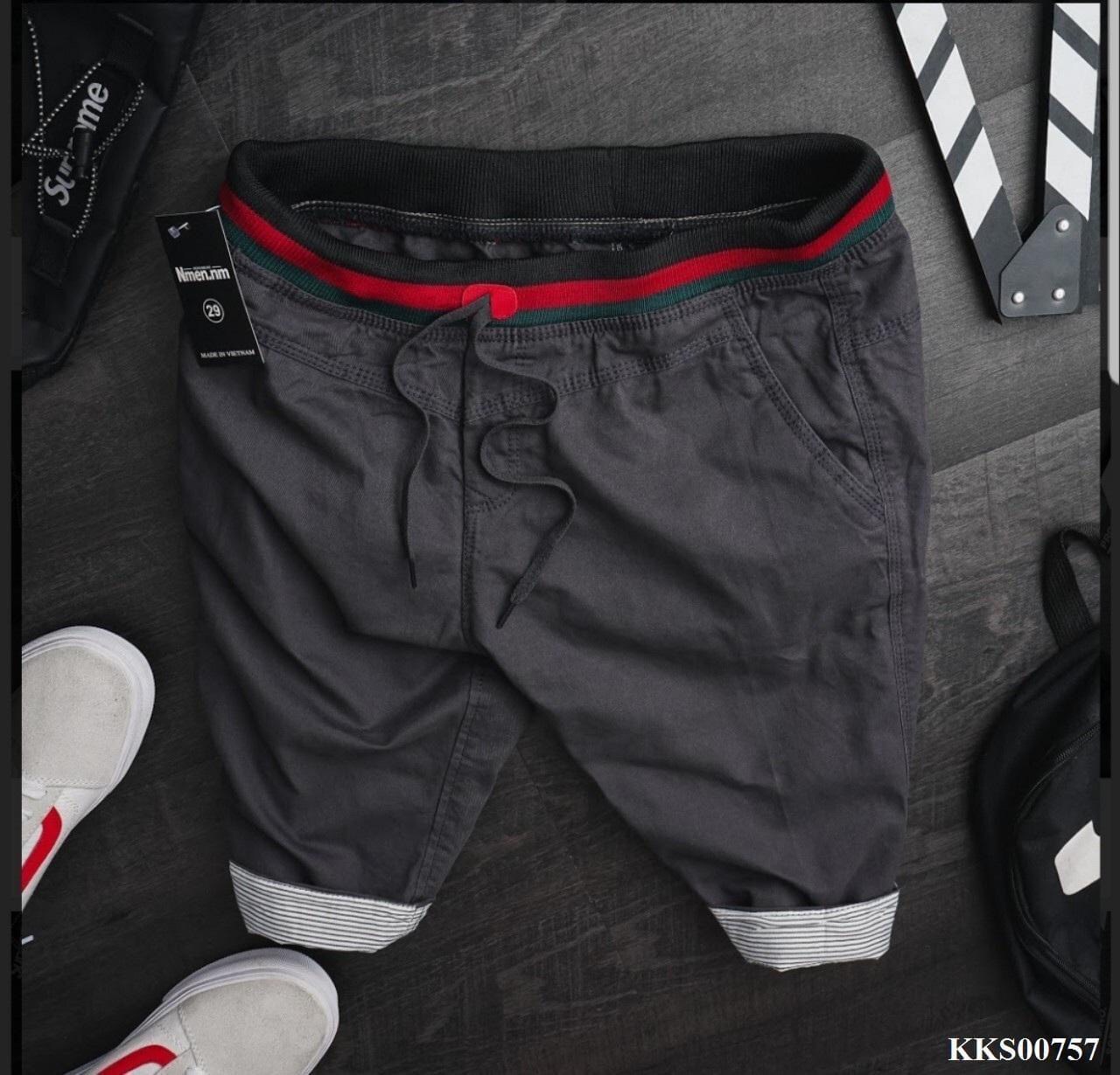 quần short kaki lưng thun