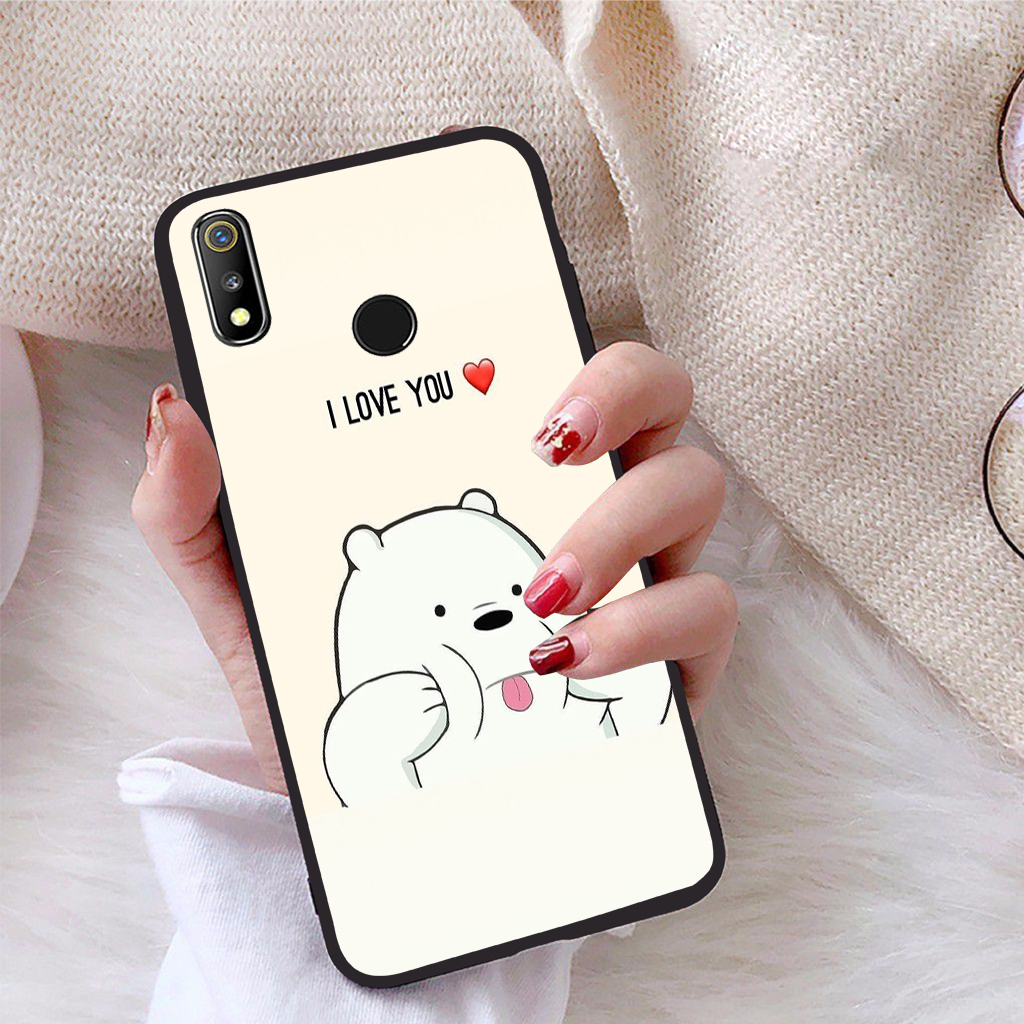 [HCM]Ốp lưng iCase dành cho Realme 3 viền dẻo TPU BST Siêu Dễ Thương