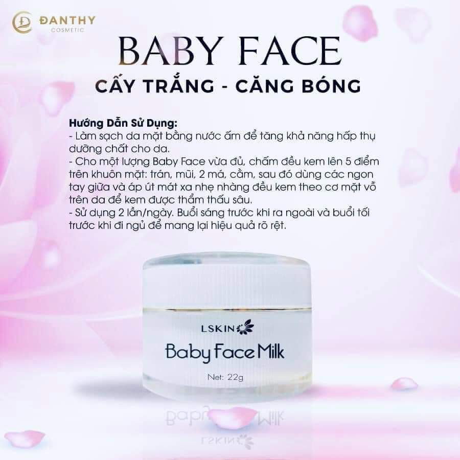 Kem Baby face Cấy trắng -- chống nắng