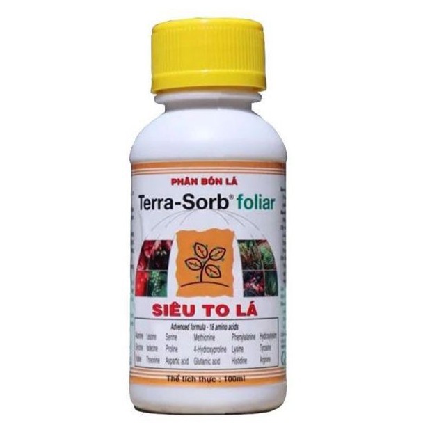 Phân bón Terra Sorb Foliar Siêu To Lá Growmore 100ml