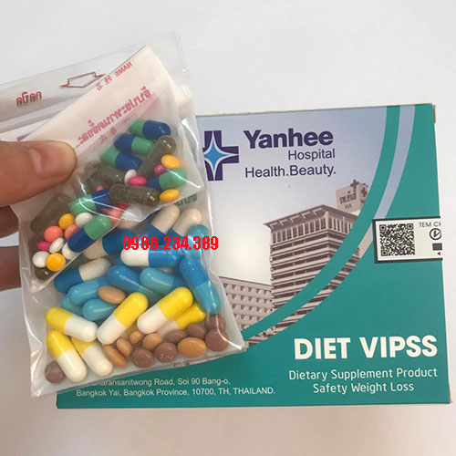 Giảm Cân VIP 11 Yanhee  siêu mạnh [ Liệu Trình 1 Tuần ]