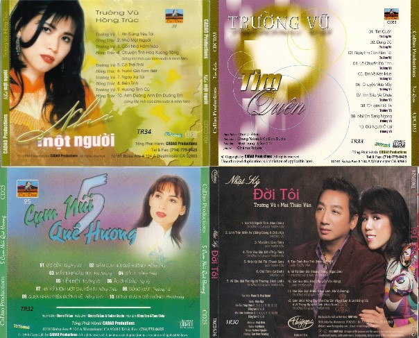 Bộ 4 Đĩa CD trường vũ