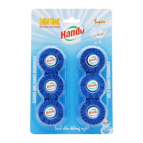 Vỉ 6 viên tẩy xanh làm thơm bồn cầu Hando BT32