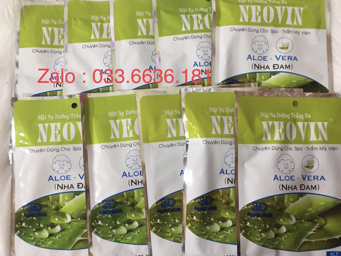 [chuẩn hàng cty] combo 10 miếng mặt nạ NEOVIN ( 7 KỲ QUAN)  giá chỉ 40k