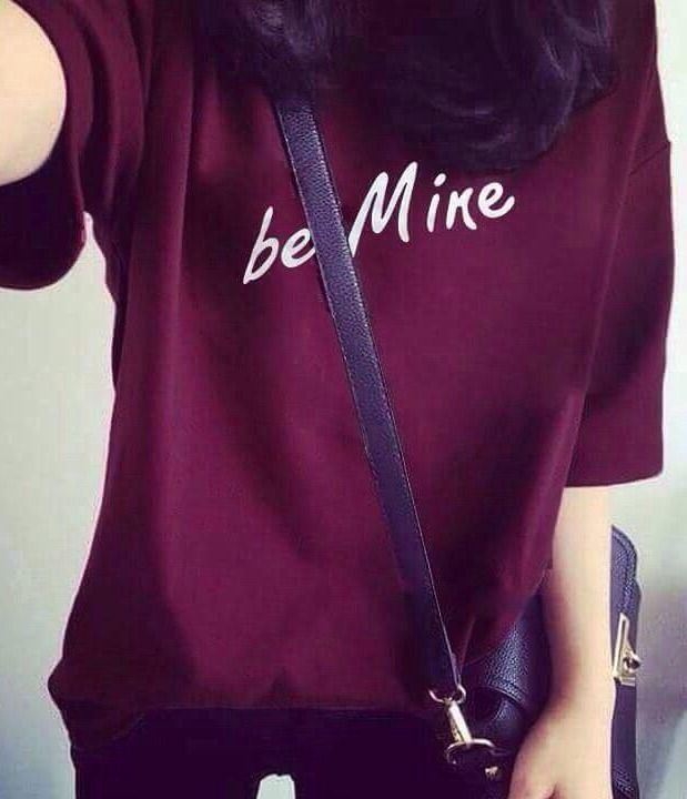 [HCM]ÁO THUN NỮ BE MINE MÀU ĐỎ ĐÔ