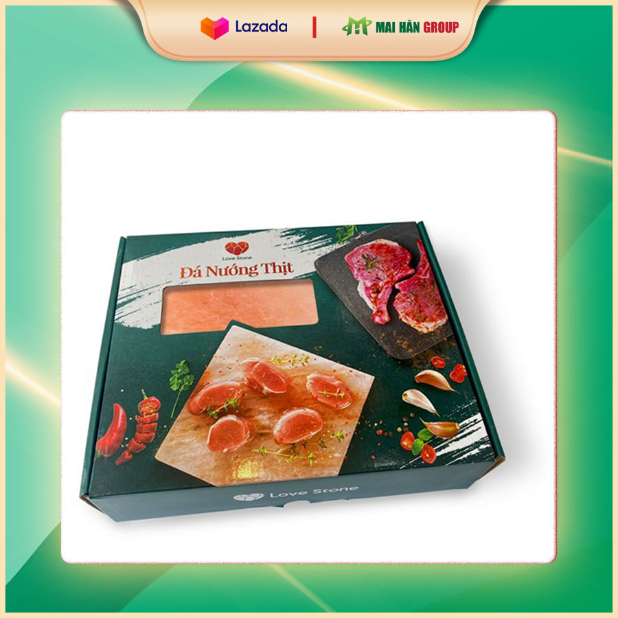 [HCM] Đá Muối Nướng Thịt Himalaya Love Stone