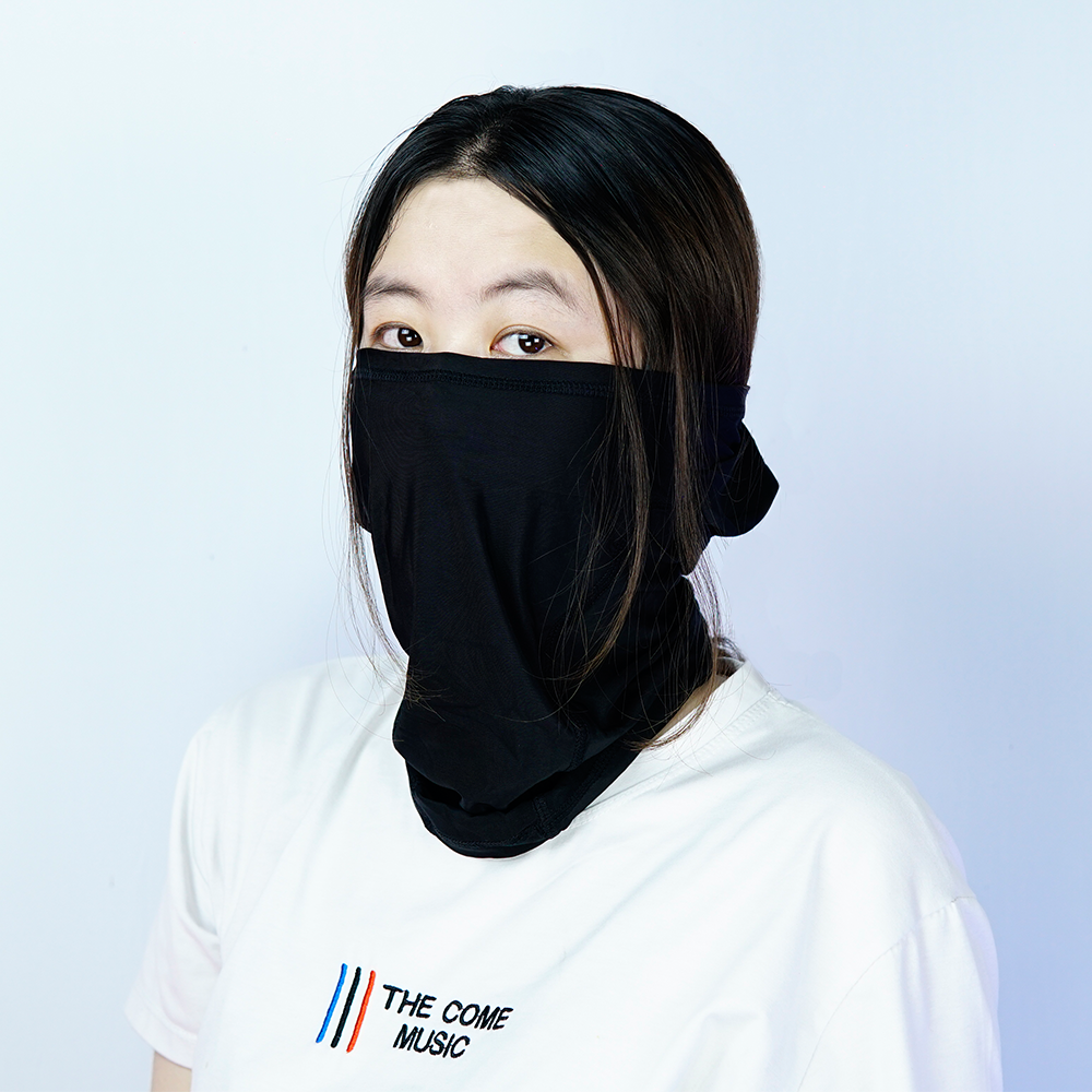 Khăn Trùm Đầu Ninja SWAT 3IN1 ĐEN siêu co dãn