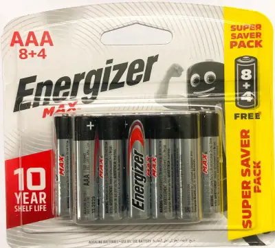 Pin Energizer Size AAA Vỉ 12 Viên
