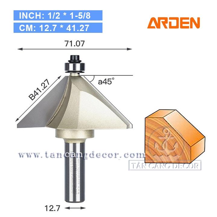 Mũi Router Arden Vác 45 độ (nhiều kích thước)