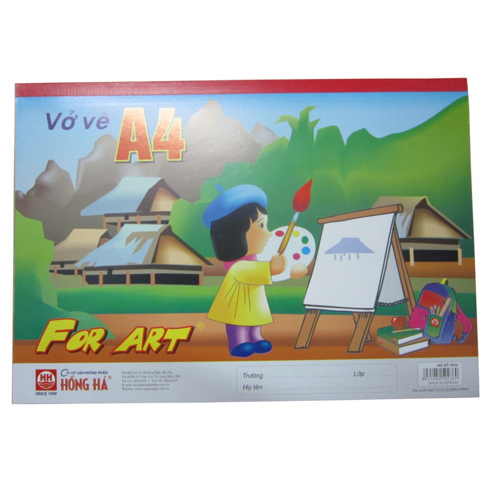 Vở Vẽ A4 Hồng HÀ