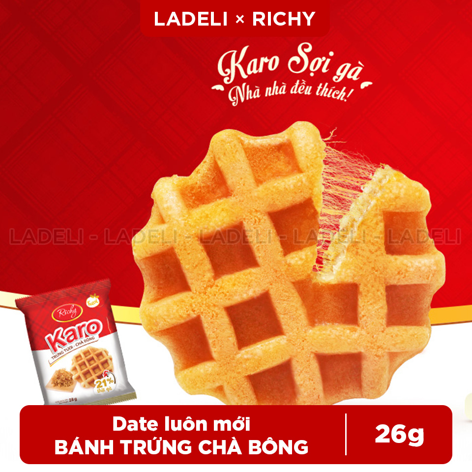 Bánh Karo sợ gà (1 thùng 12 túi)