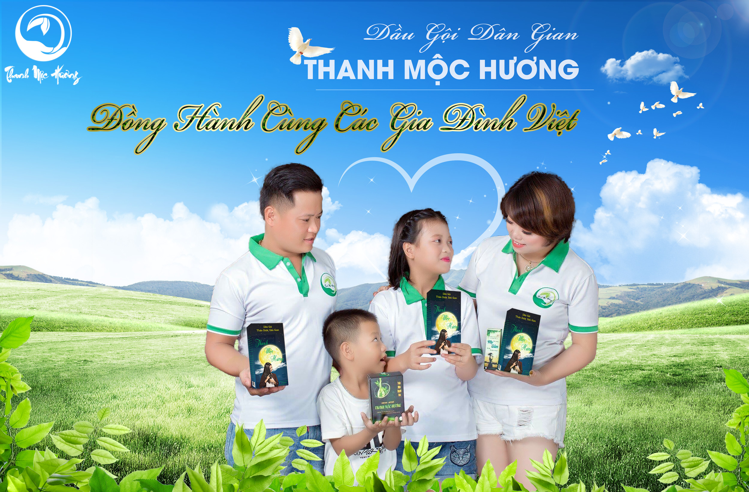 [HCM][Chính Hãng] Dầu Gội Thảo Dược Dân Gian Thanh Mộc Hương