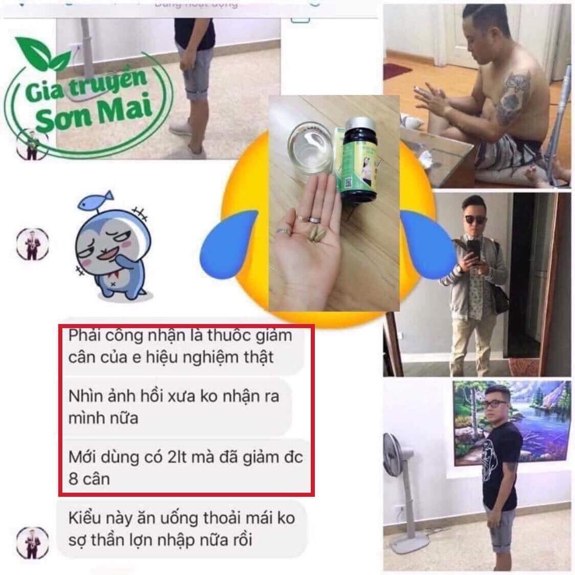 Giảm cân Thảo mộc Sơn Mai VIP 90v