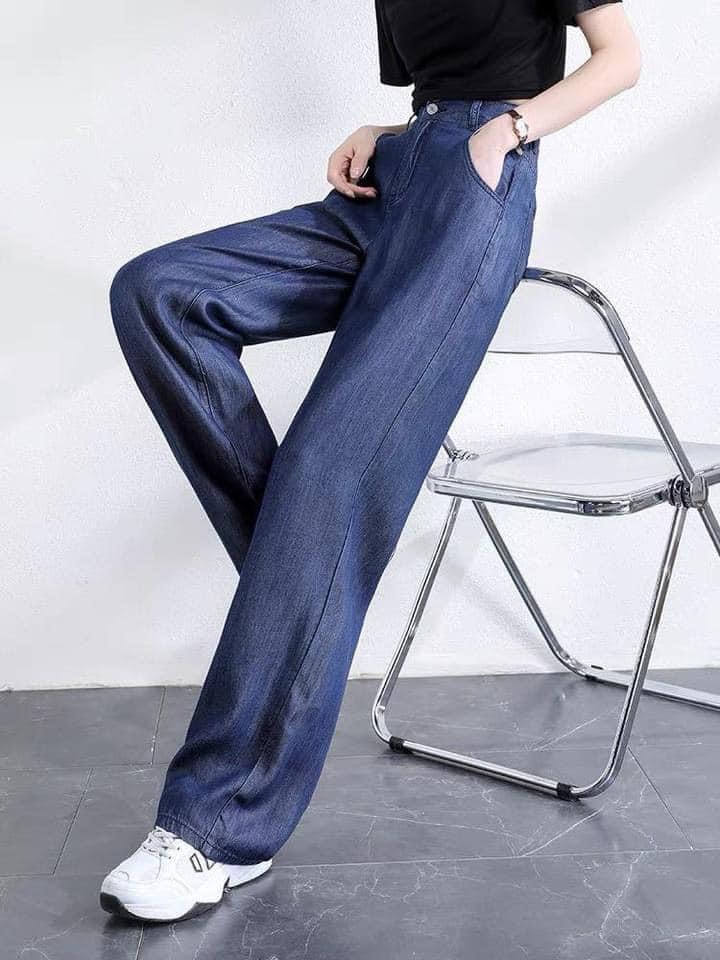 Quần jean culotes west 2 màu