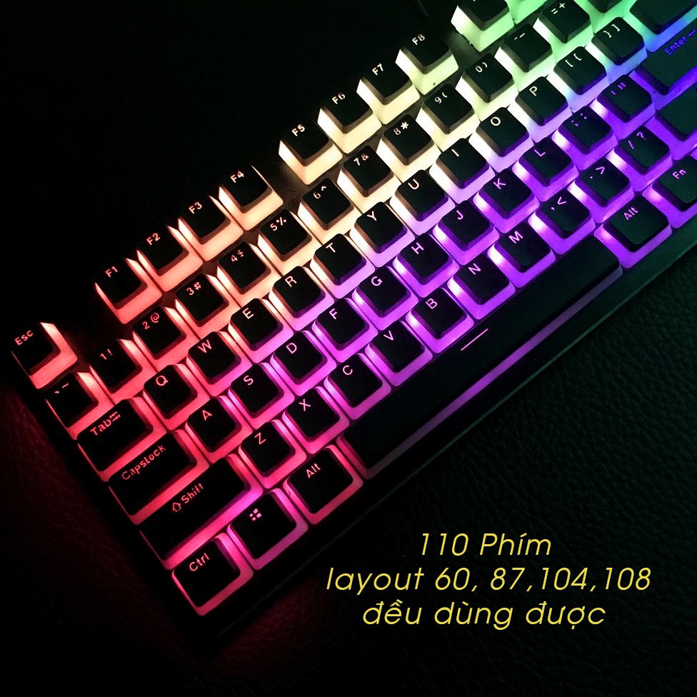 KeyCap Pudding PBT 110 Phím (OEM Profile) Của EZPC