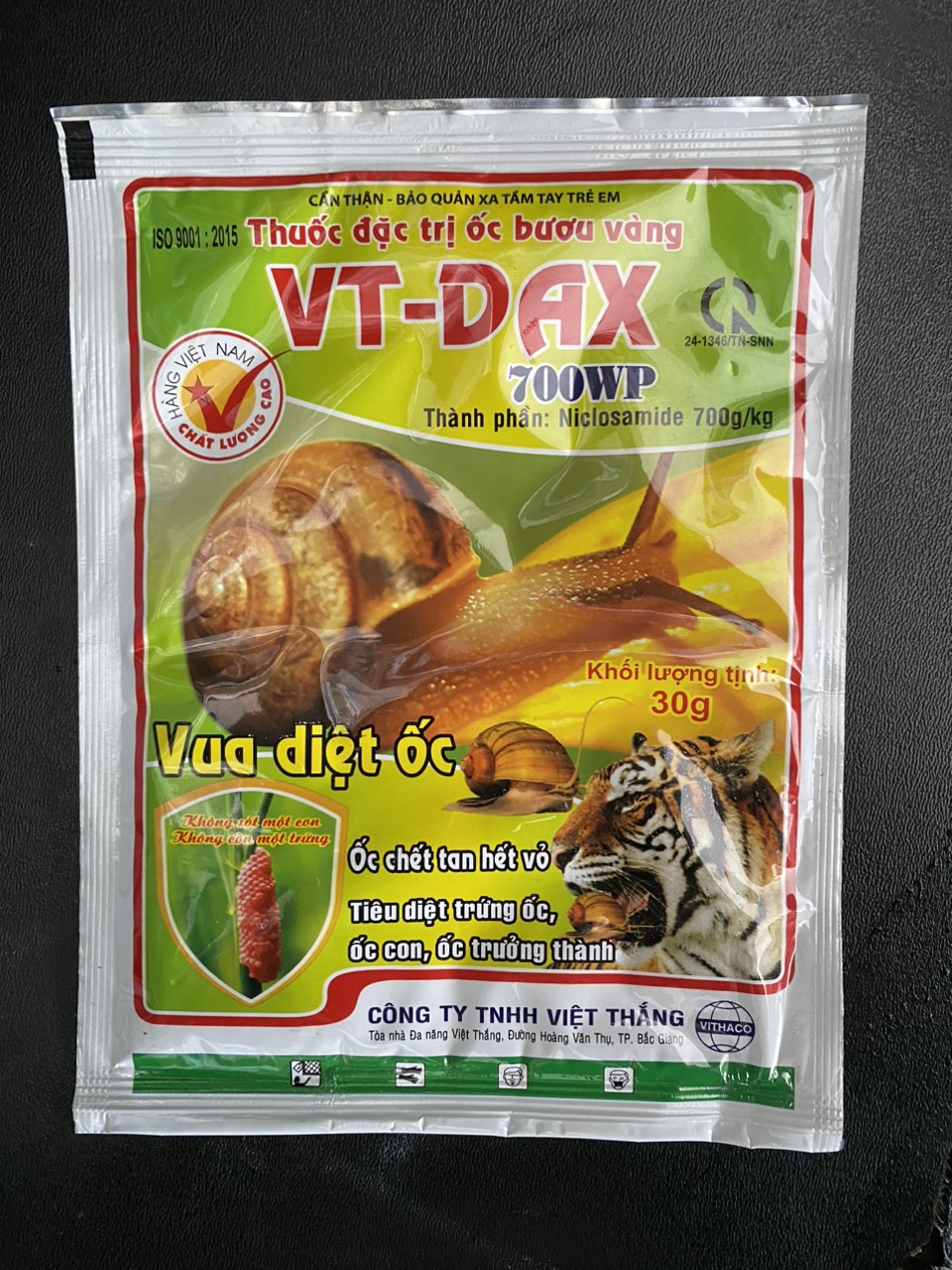 Thuốc đặc trị ốc VT-DAX Gói 30gram
