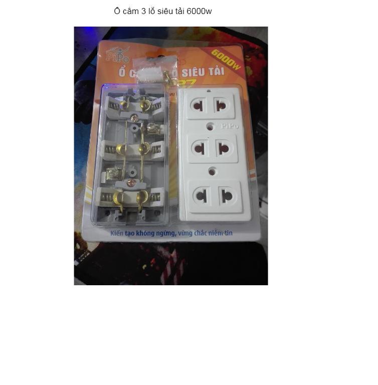 Ổ cắm siêu chịu tải 6000w
