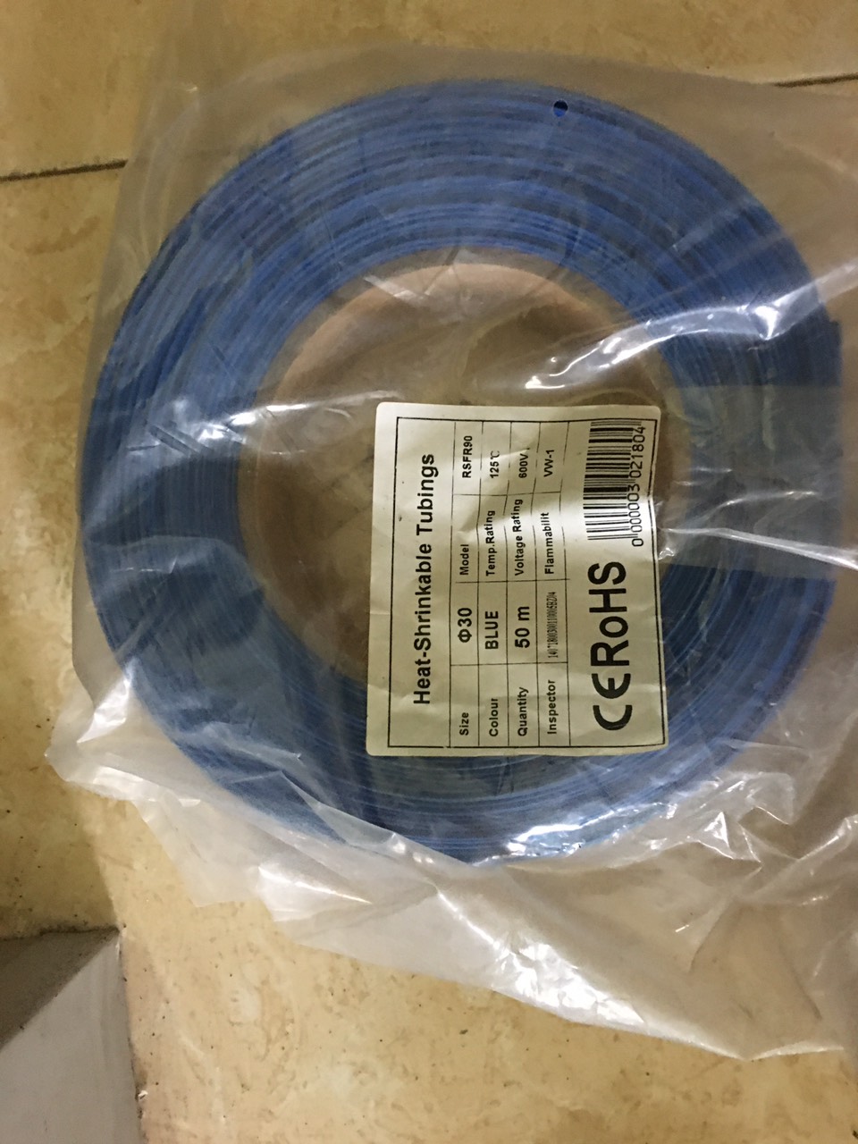 Ống co nhiệt hạ thế DRS đường kính D25 mm, 26 mm, 30mm. Màu, đen đỏ , vàng, xanh - Giá cho 1 m dài.