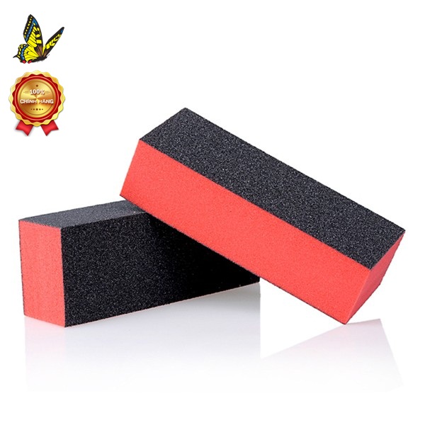 Cục xốp cam chà móng dũa móng [2 cục]