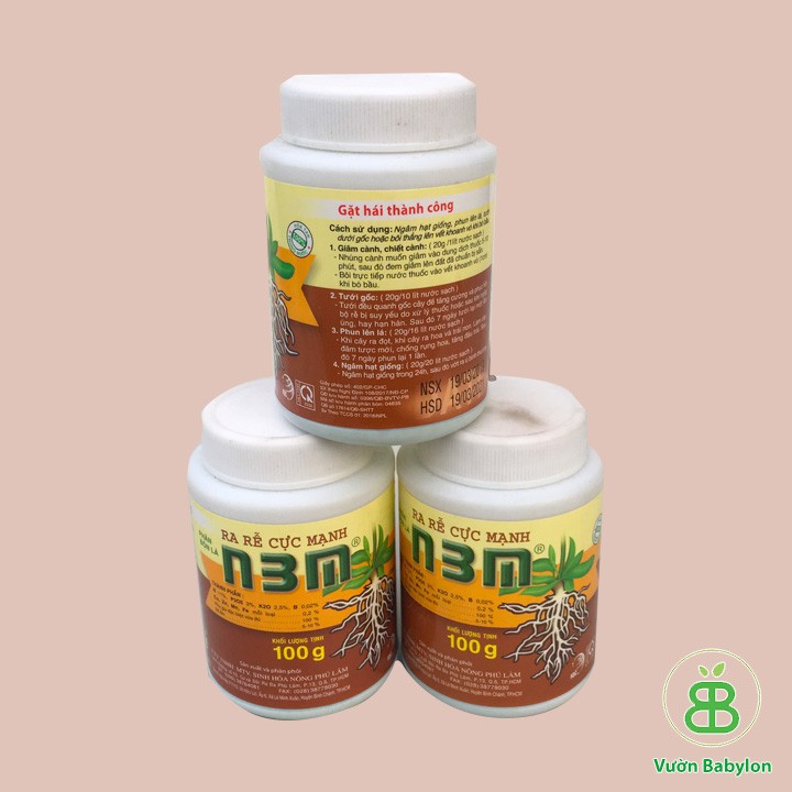 Phân Bón Kích Ra Rễ Cực Mạnh N3M 100GR