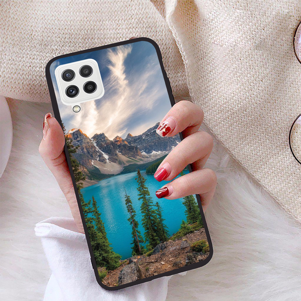 Ốp lưng iCase dành cho Samsung Galaxy A22 4G viền dẻo TPU BST Thiên Nhiên Hùng Vĩ