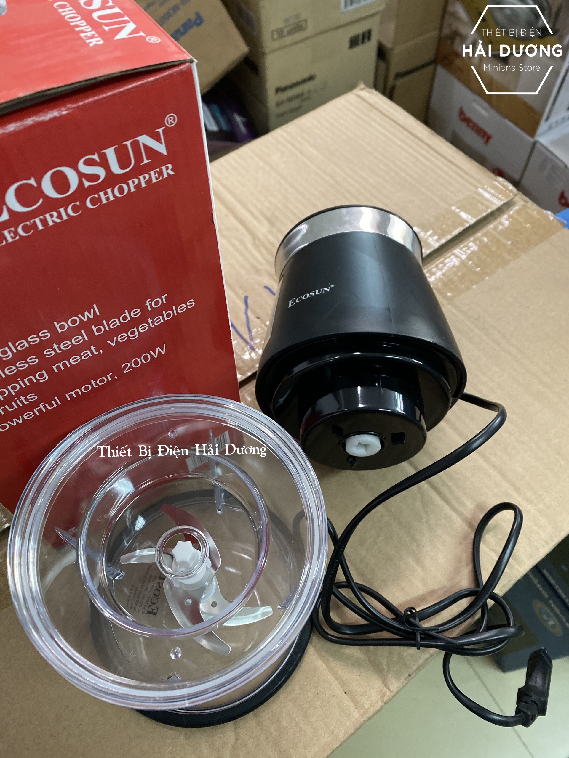 Máy Xay Thịt Ecosun BM-MG20 0.6L 200W - Bảo hành 12 tháng