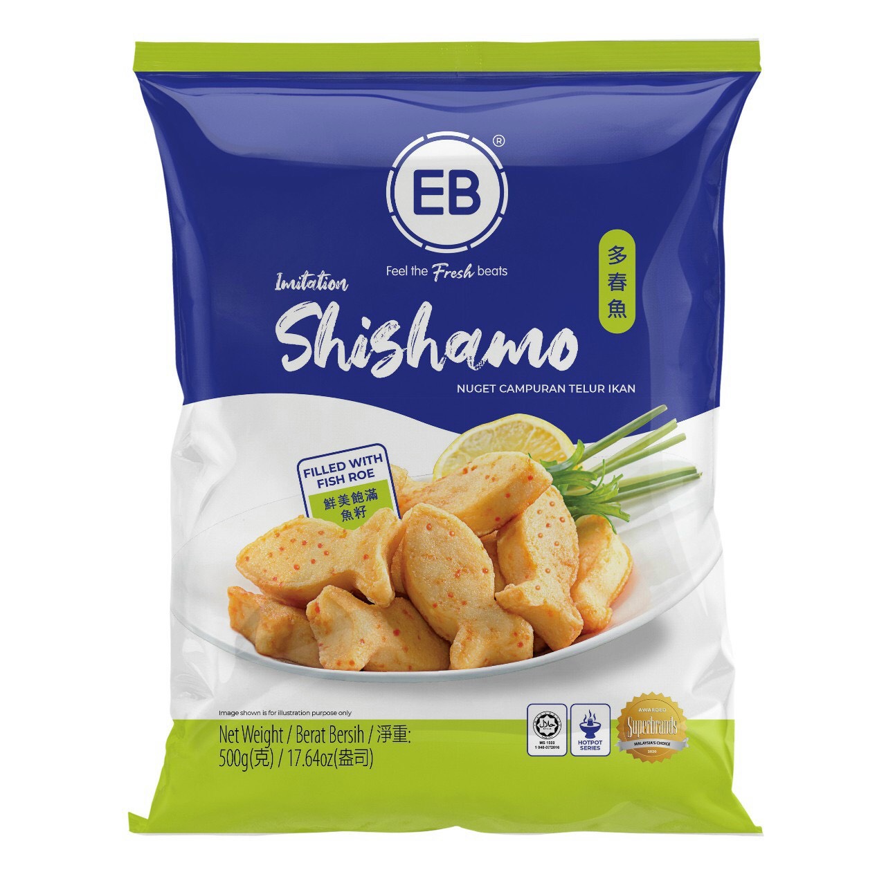 [ Tokbokki store] Đậu Hủ Trứng Cá Shishamo EB Malaysia 500g