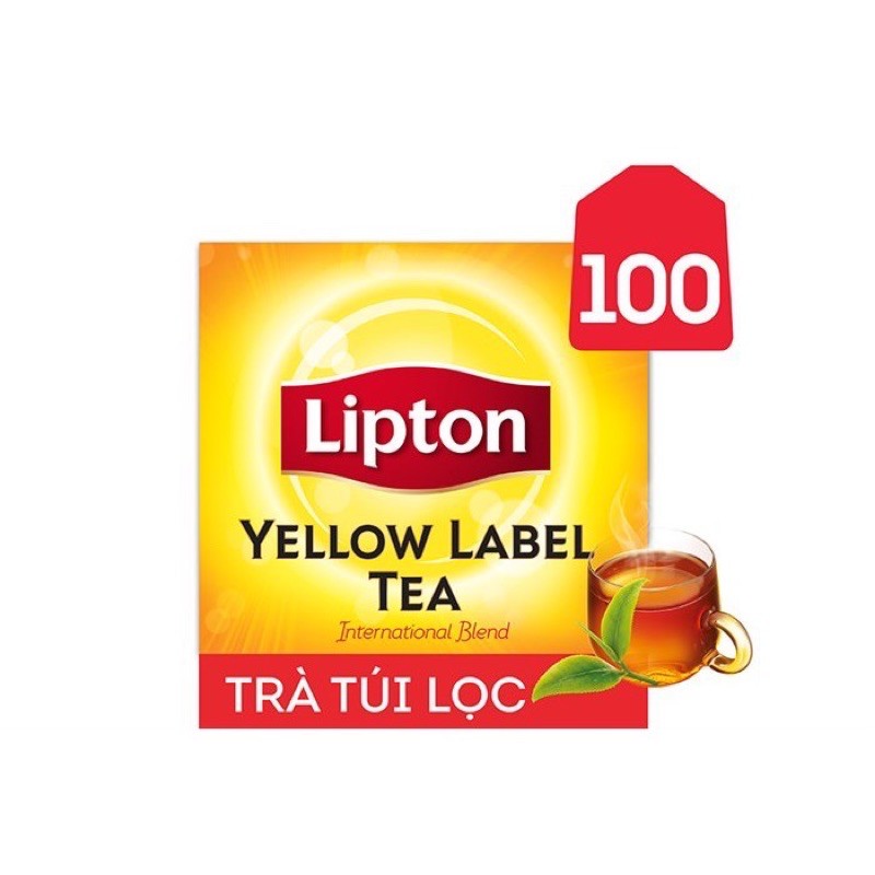 Trà Lipton nhãn vàng 200gr ( 100 gói)