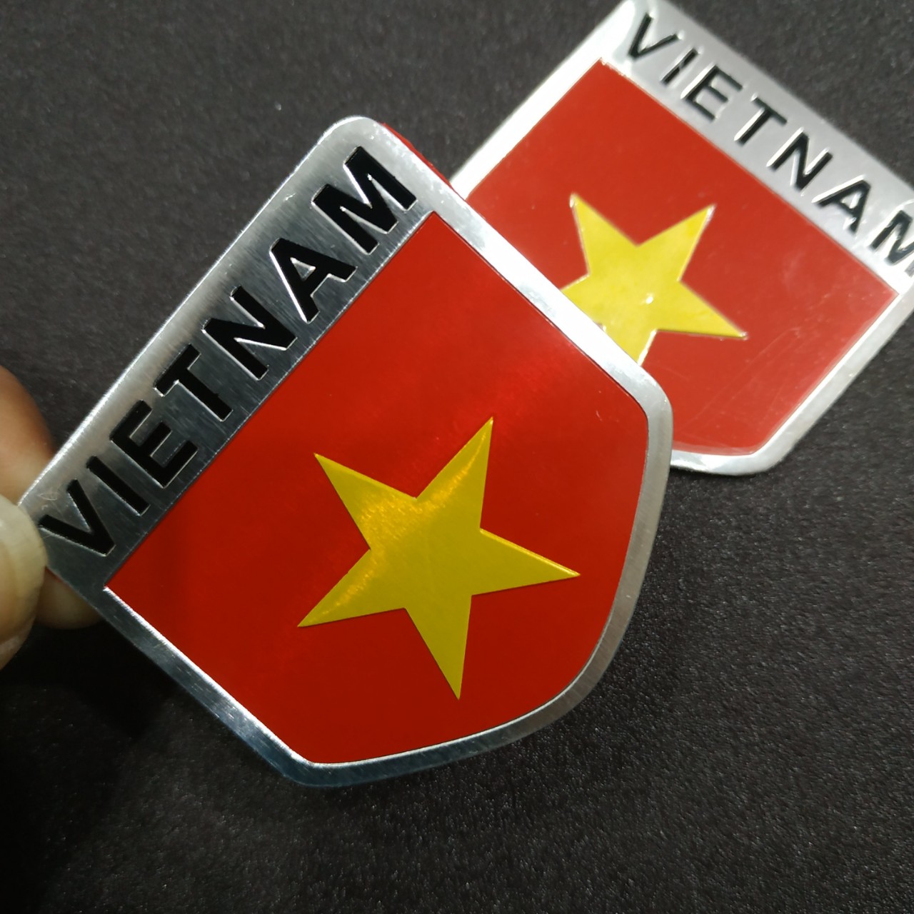 Tem nhôm dán xe Việt Nam siêu chất