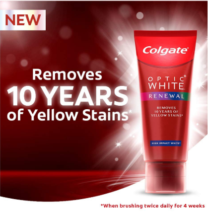 [HCM][HÀNG MỸ] Kem đánh răng trắng răng Colgate Optic White Renewal 116G