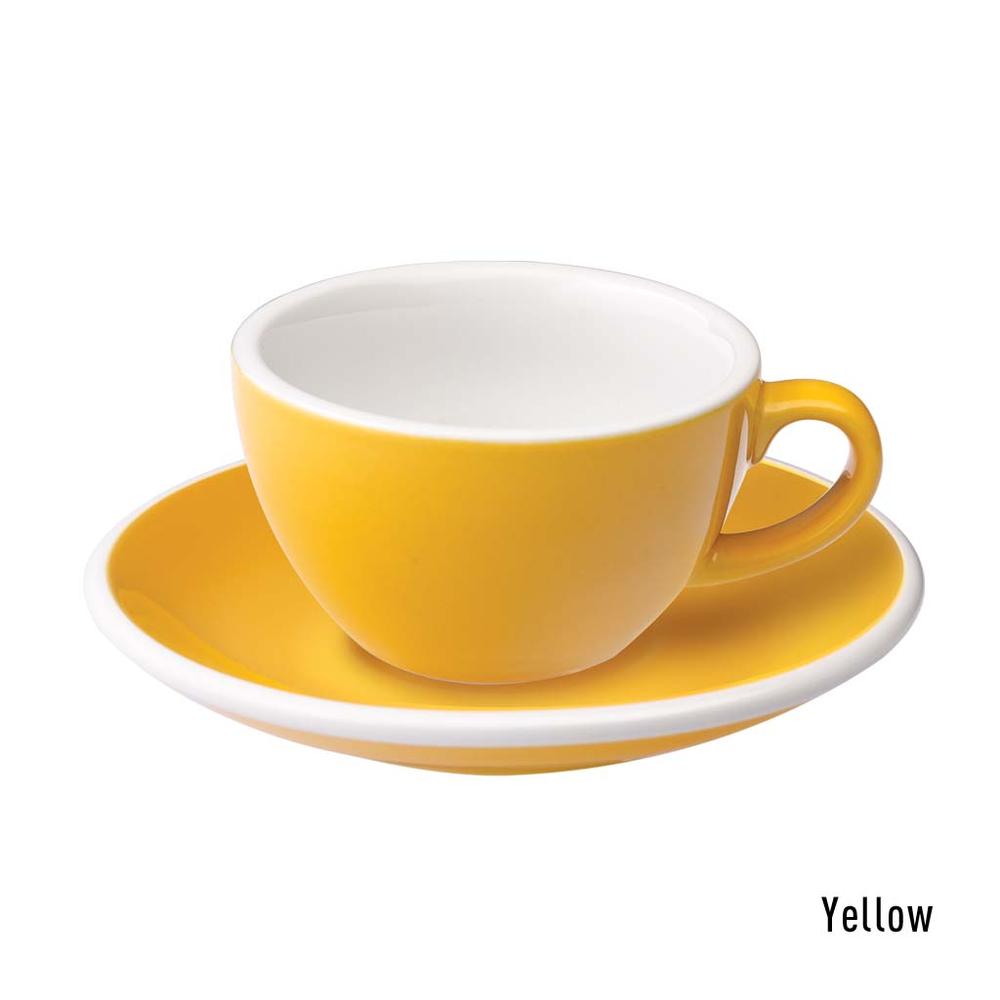 Ly cà phê egg 150ml espresso cup & saucer - loveramics