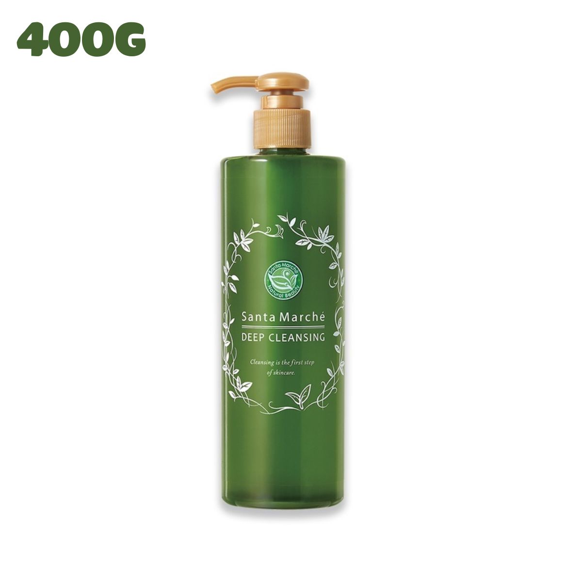 Tẩy Trang Trà Xanh Santa Marche Deep Cleansing Da Dầu Mụn Chai 400ml Nhật Bản