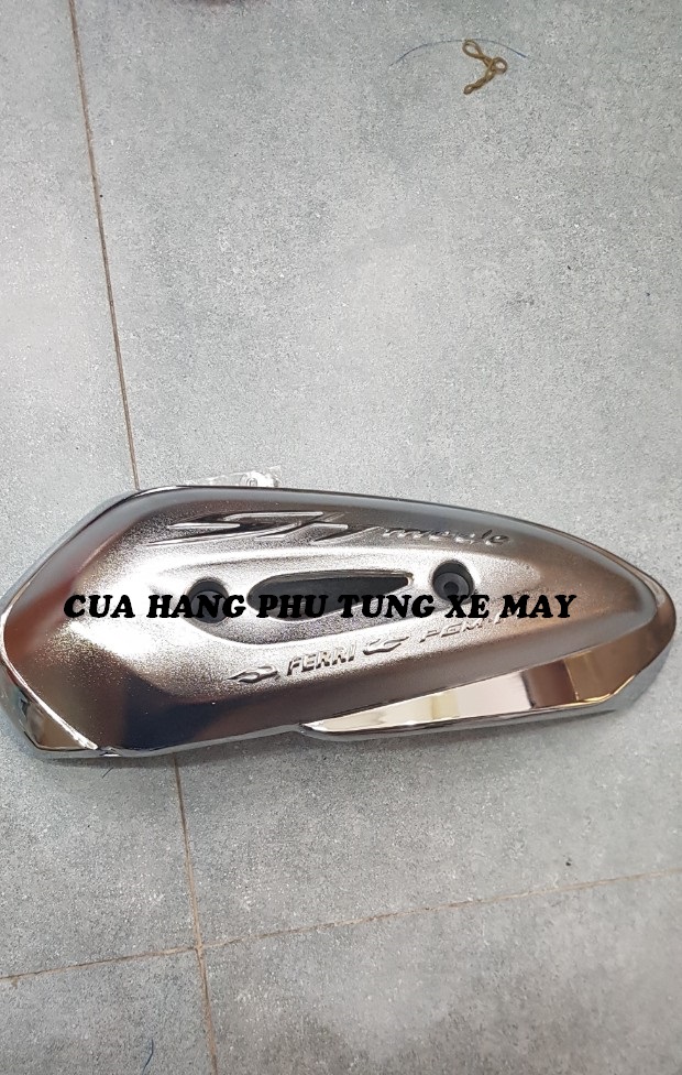 Ốp pô xe SH Mode bằng gang cao cấp