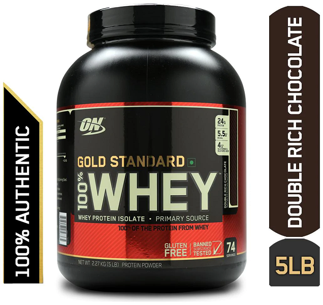 Sữa tăng cơ Optimum Nutrition Gold Standard 100% Whey 5lb - 2.2kg