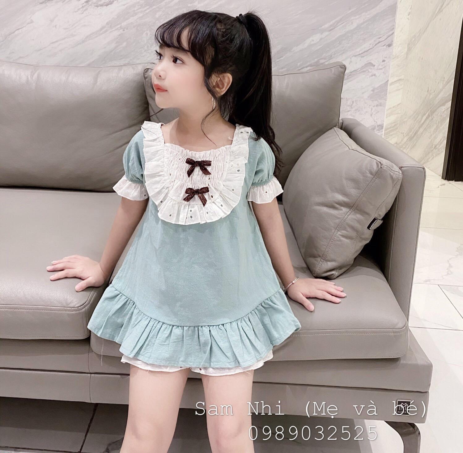 (18-32kg) SET BỘ TIỂU THƯ MẶC NHÀ CHO BÉ GÁI SIÊU XINH