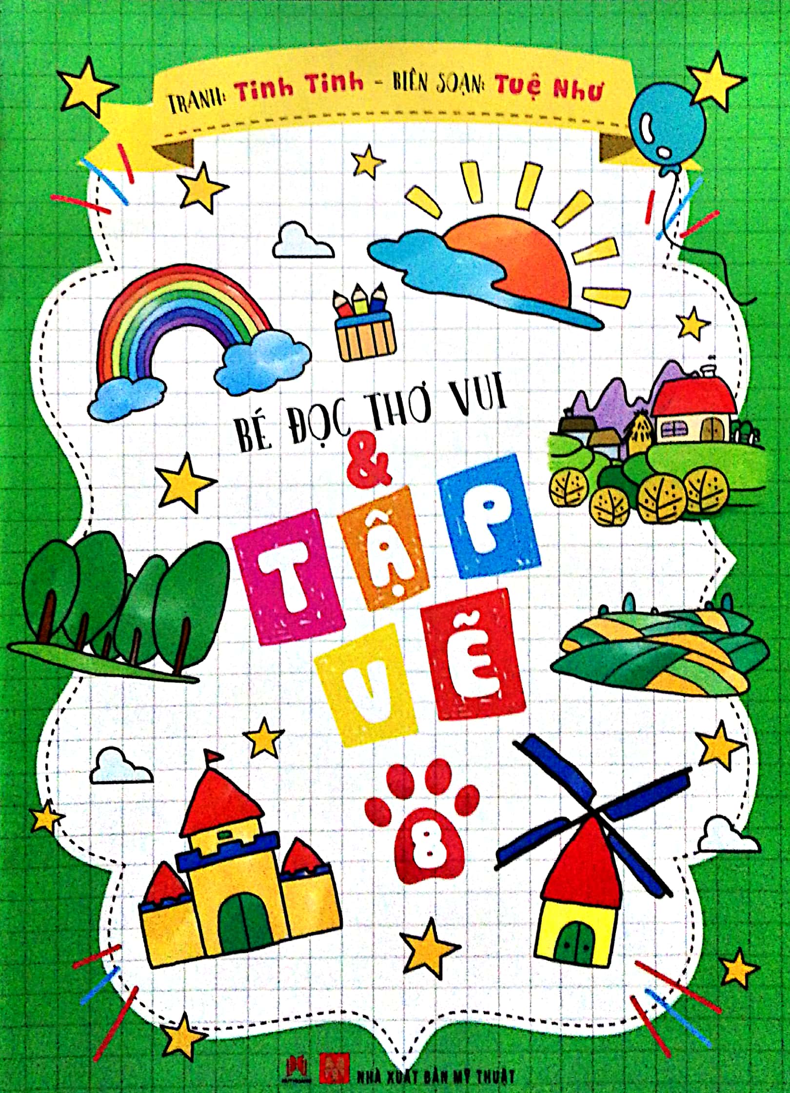 Fahasa - bé đọc thơ vui và tập vẽ - tập 8