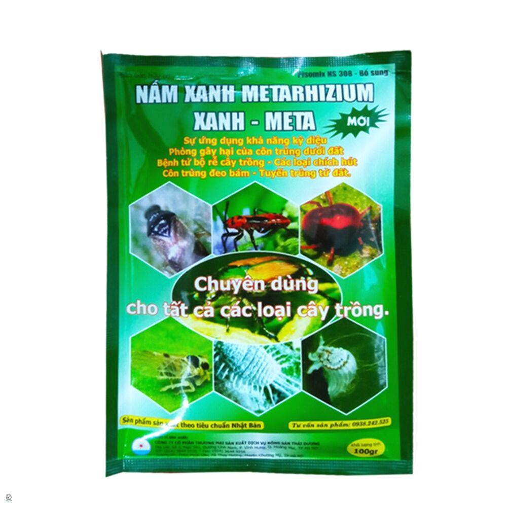 Nấm xanh metarhizium 100gram – chuyên tiêu diệt côn trùng gây hại trên cây trồng