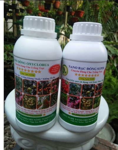 Phân bón - Cặp đôi Nano Bạc đồng và Nano Đồng Oxyclorua