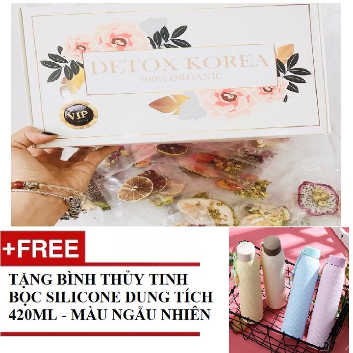 30-pack detox tea set-get 1 pet detox water bottle with box