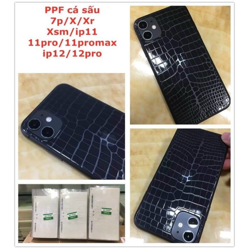 Dán PPF vân cá sấu ip12/ip12 pro/ ip12 pro max