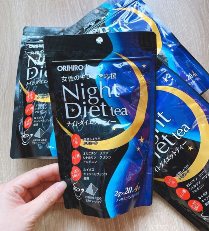 Trà giảm cân Orihiro Night Diet 24 gói