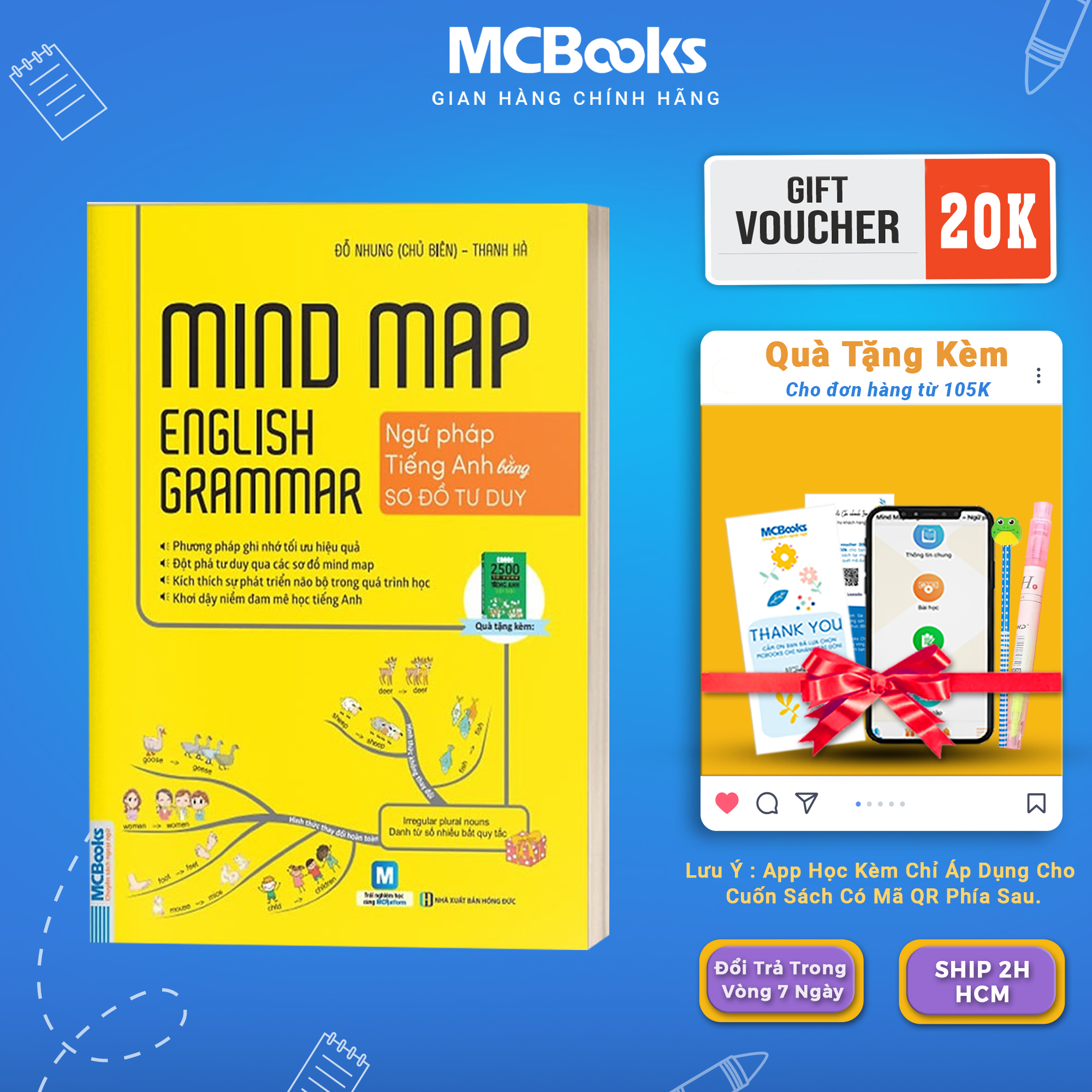 Book-mind map English calligraphy-English calligraphy with thinking chart-McBooks