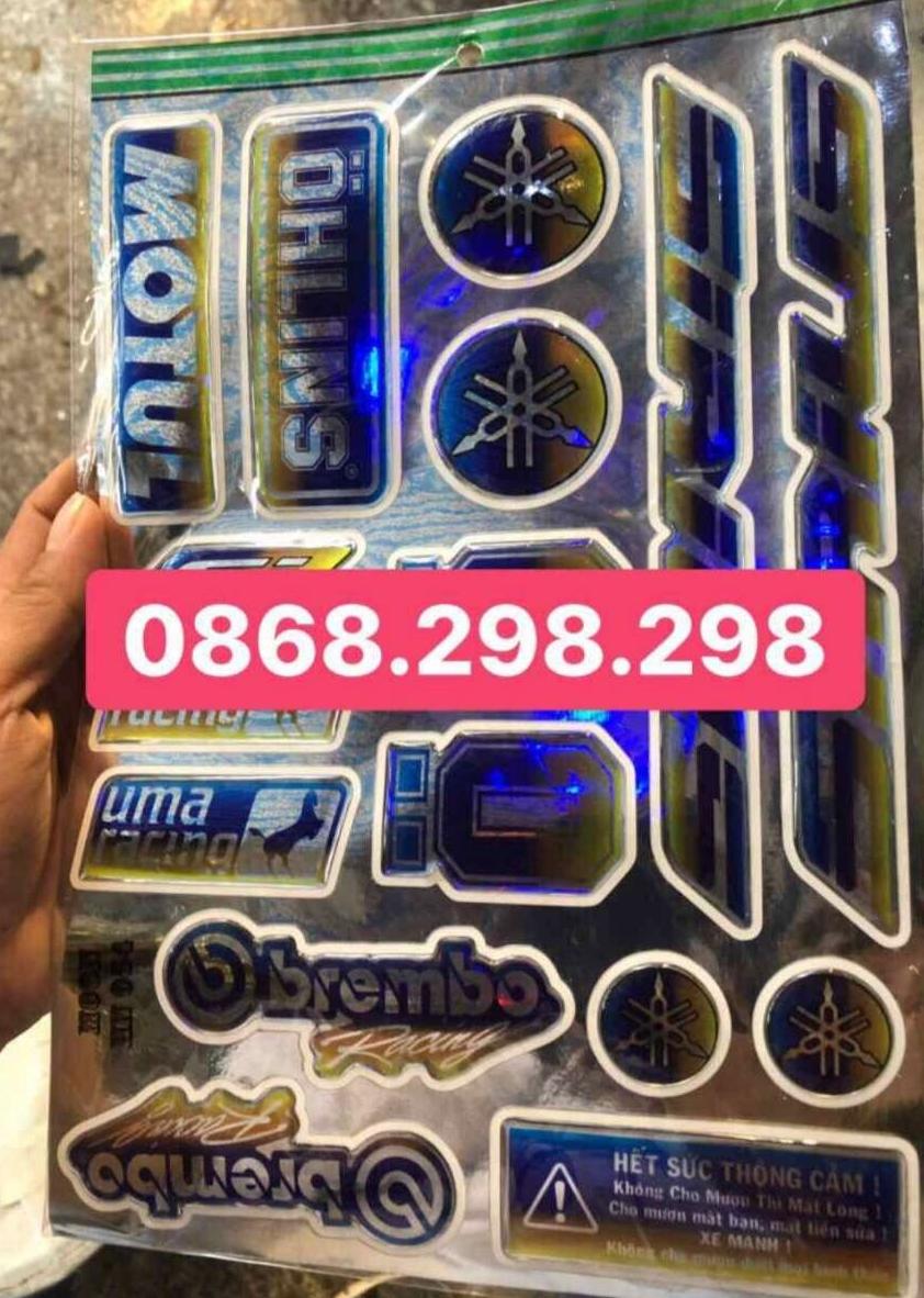 bộ tem nổi titan sirius