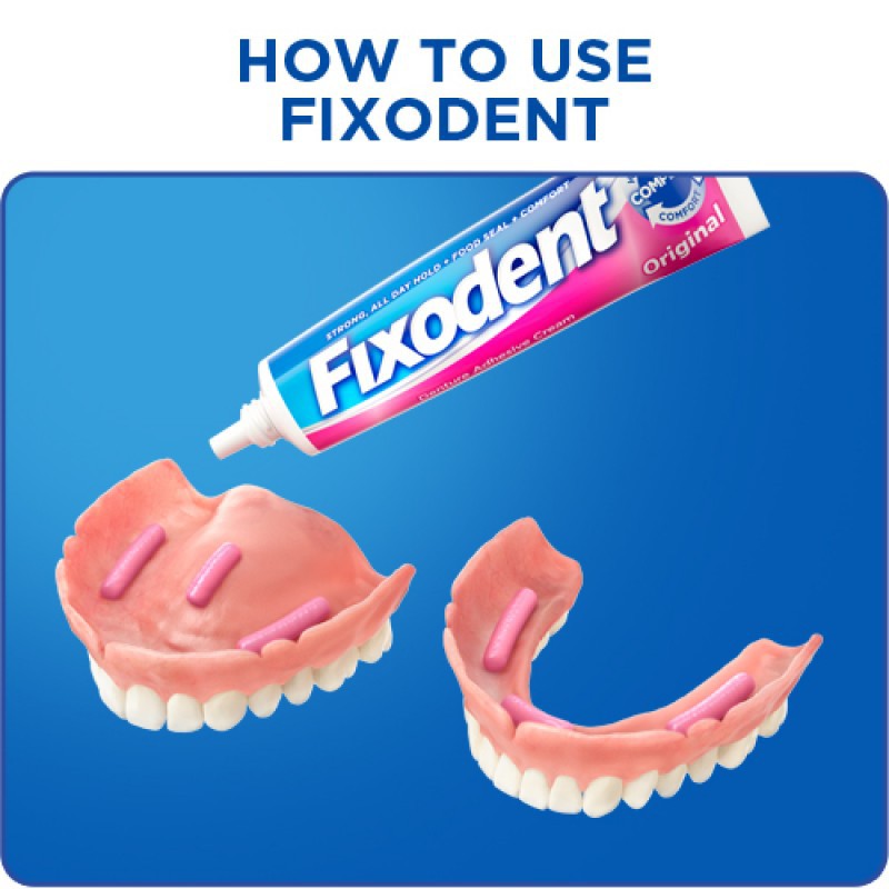 KEM DÁN RĂNG GIẢ FIXODENT ORIGINAL 68G