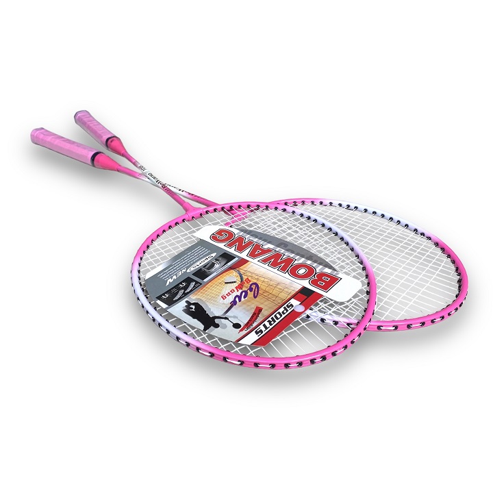 Cặp 2 chiếc vợt cầu lông kèm bao đựng, siêu nhẹ, dành cho người mới tập đánh - phù hợp chơi thể thao phong trào
